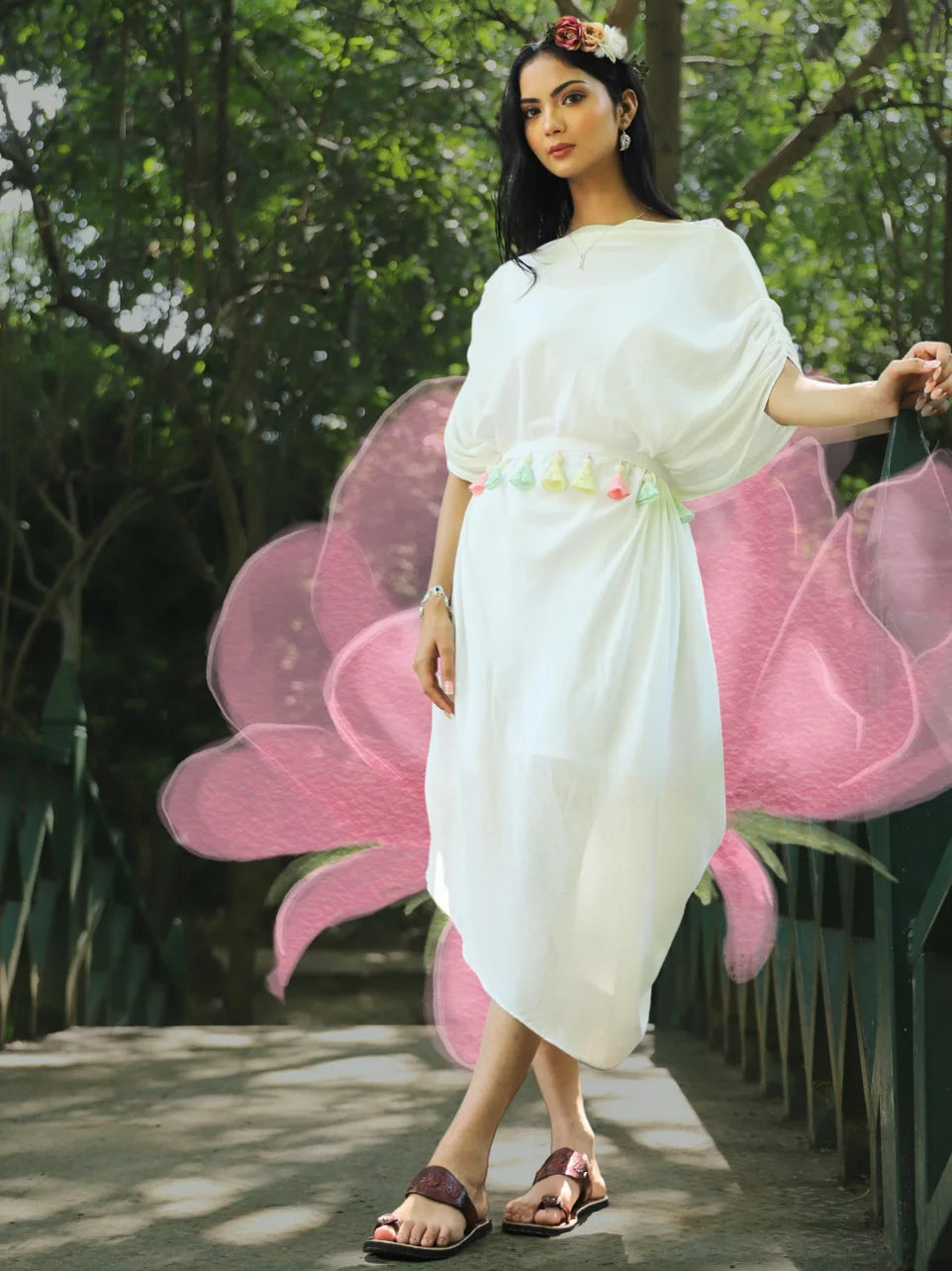 Divya Shringara - White Robe