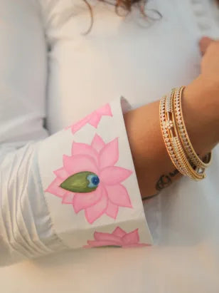 Kumud Nandini - White Kurta Palazzo Set
