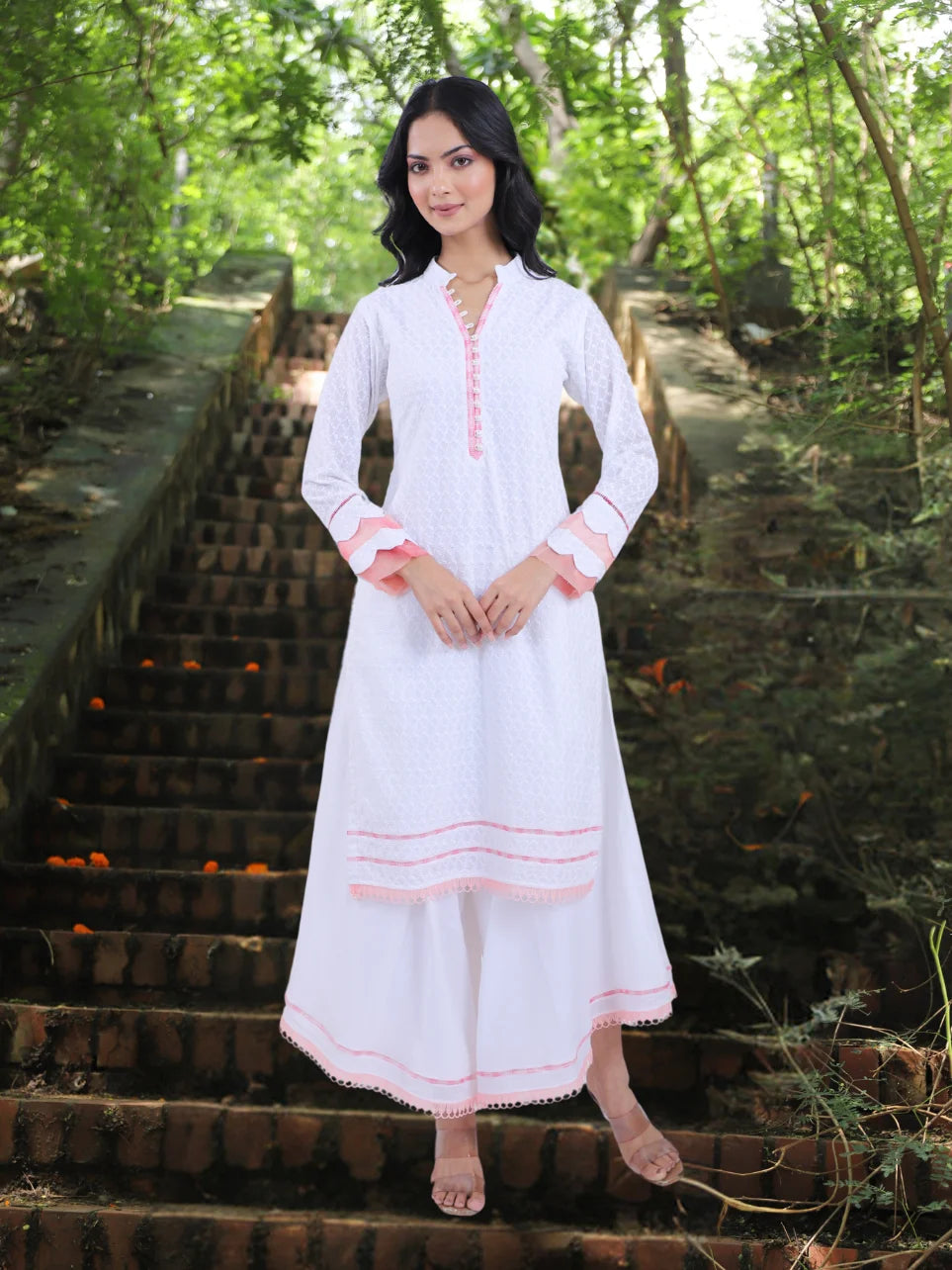 Param Padma - Cotton Kurta Set