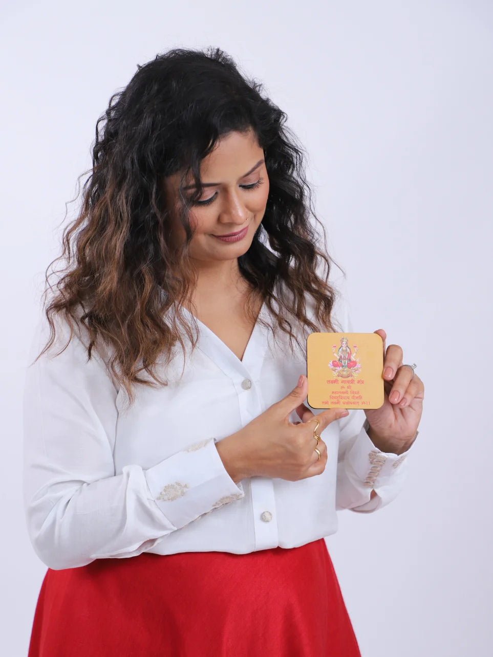 Mahalaxmi Mantra Locker Magnet