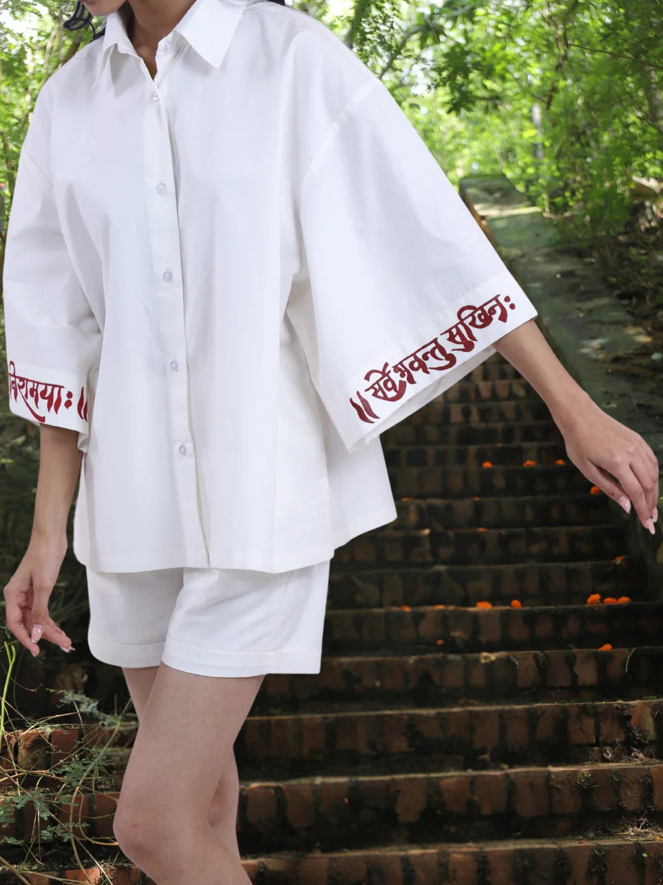 Iti Kshiti - White Shirt For Women