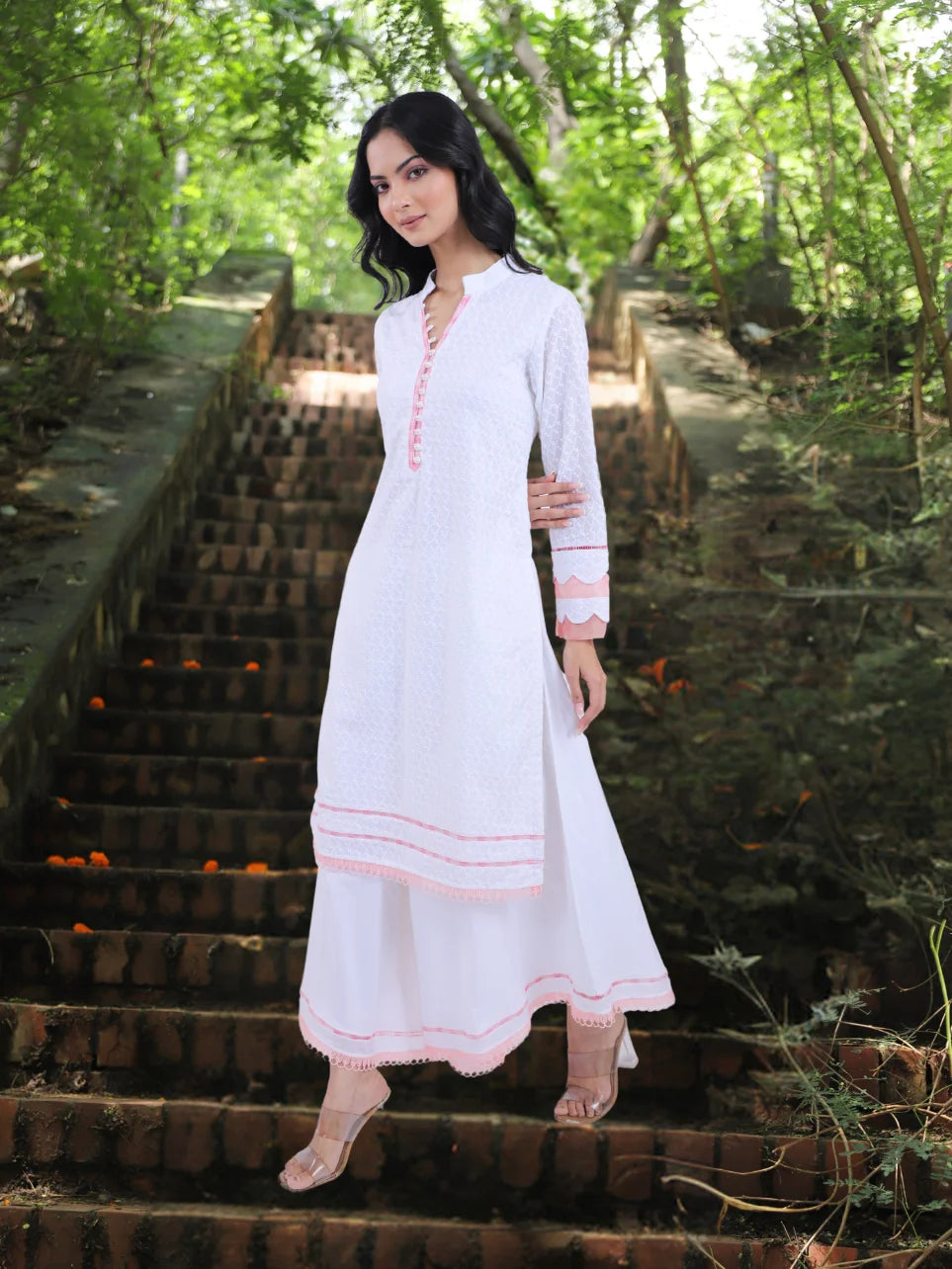 Param Padma - Cotton Kurta Set