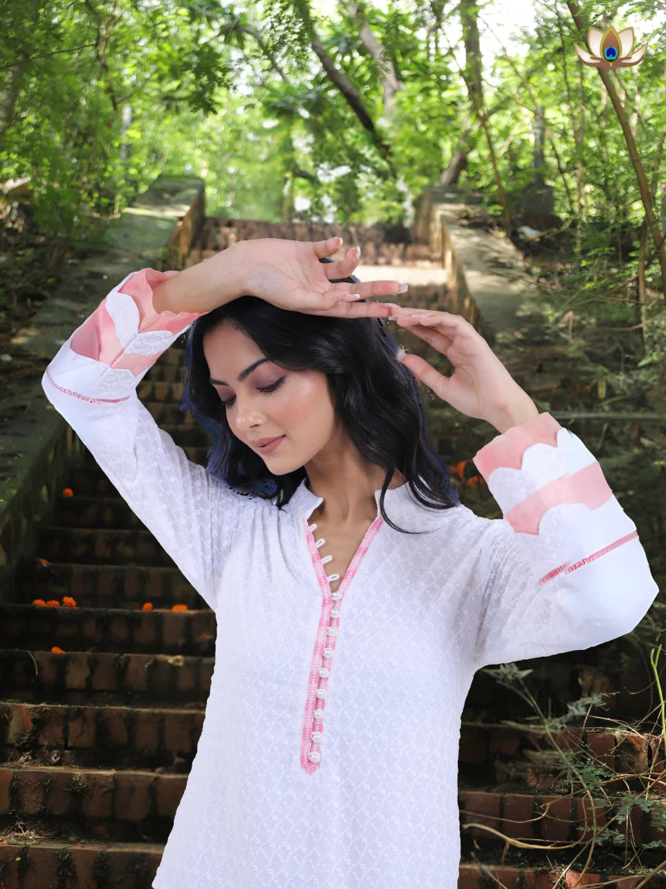 Param Padma - Cotton Kurta Set