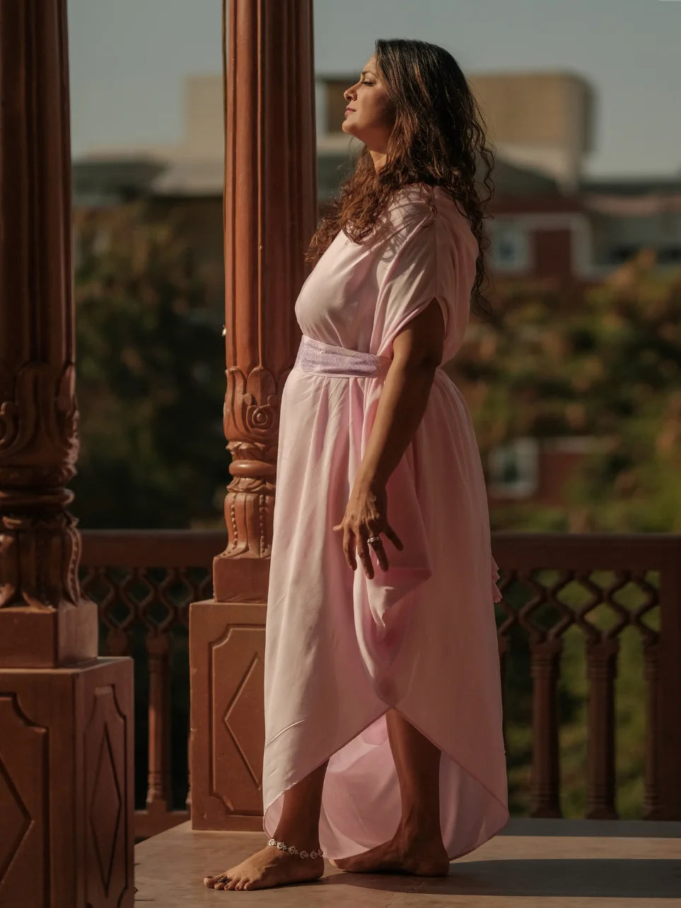 Mriduta -Drape Dress for Women