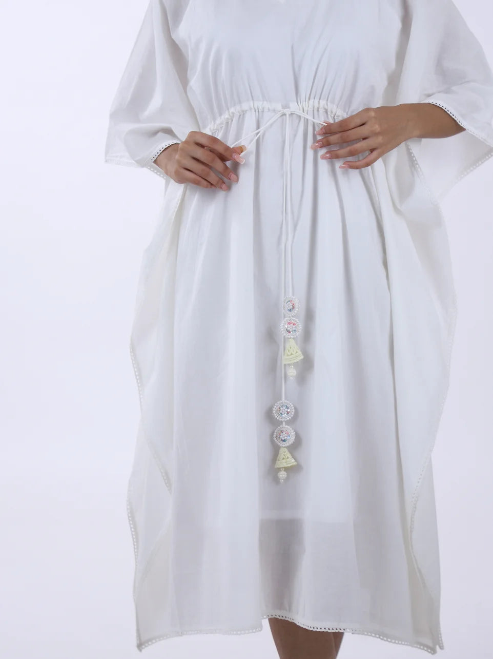 Ujjiti Dhara - White Organic Cotton Dress