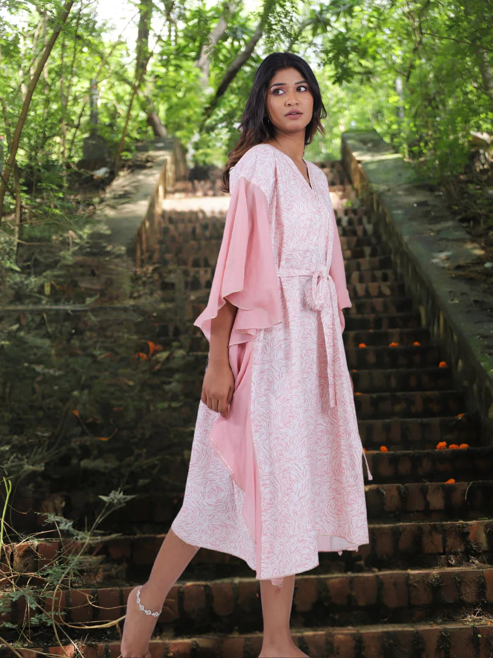 Raag Urusha - Kaftan Style Calf Length Kurta