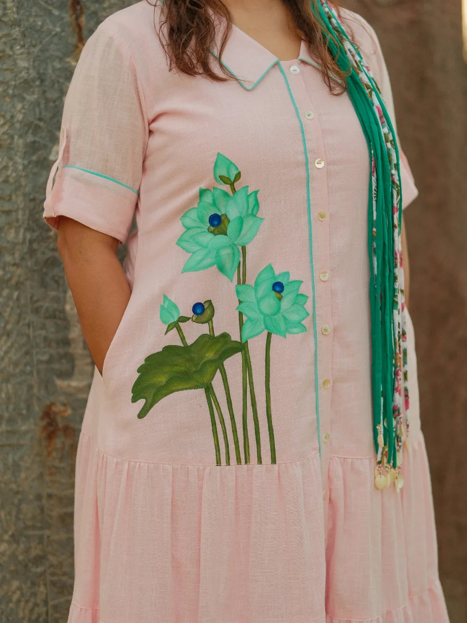 Mann Pakhi - Cotton Angel Gown