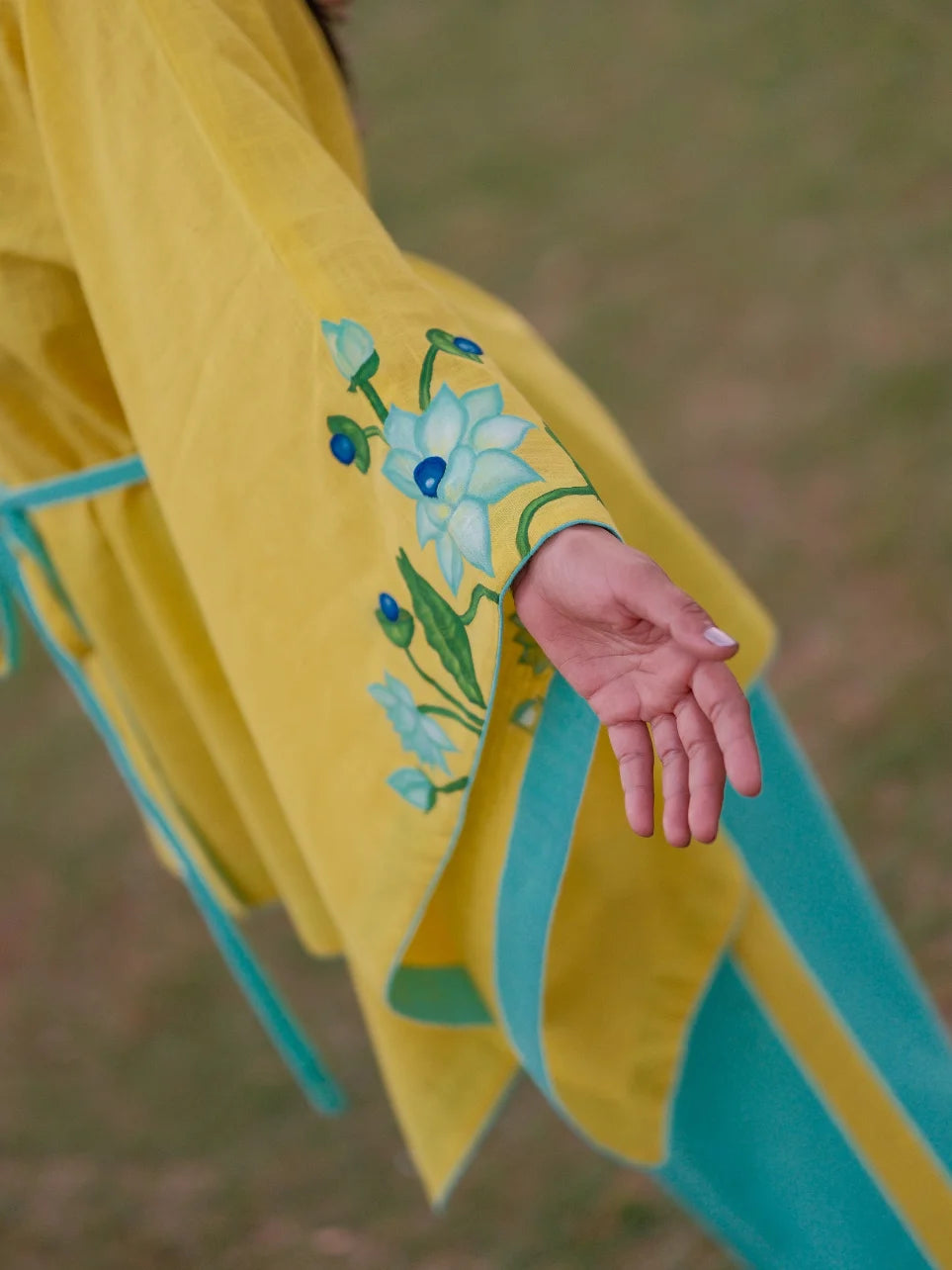 Udgita Urvi - Neck Pattern Co-ord Set