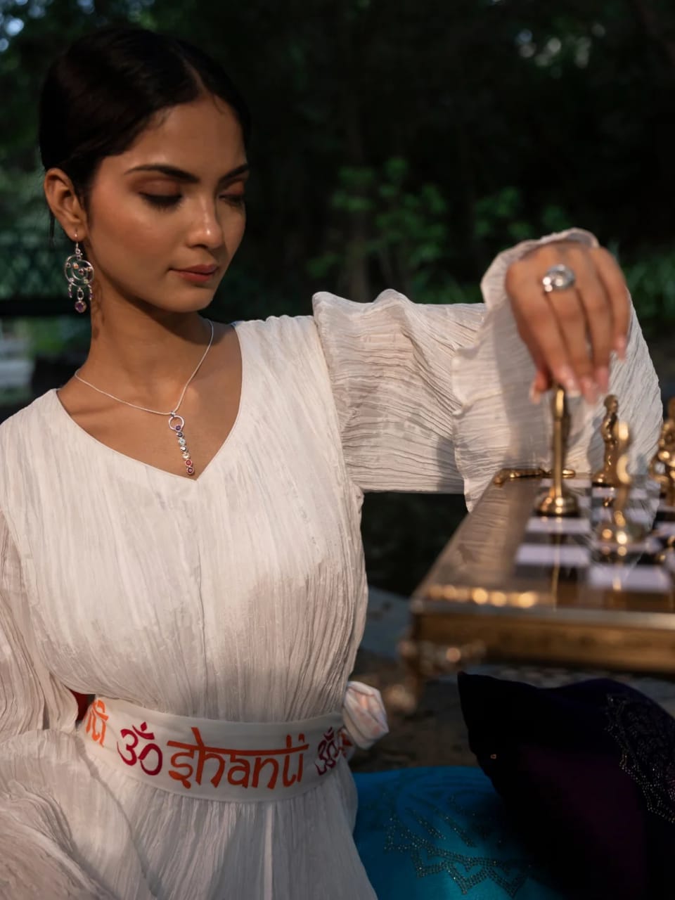 7 Chakra Harmony Silver Pendant