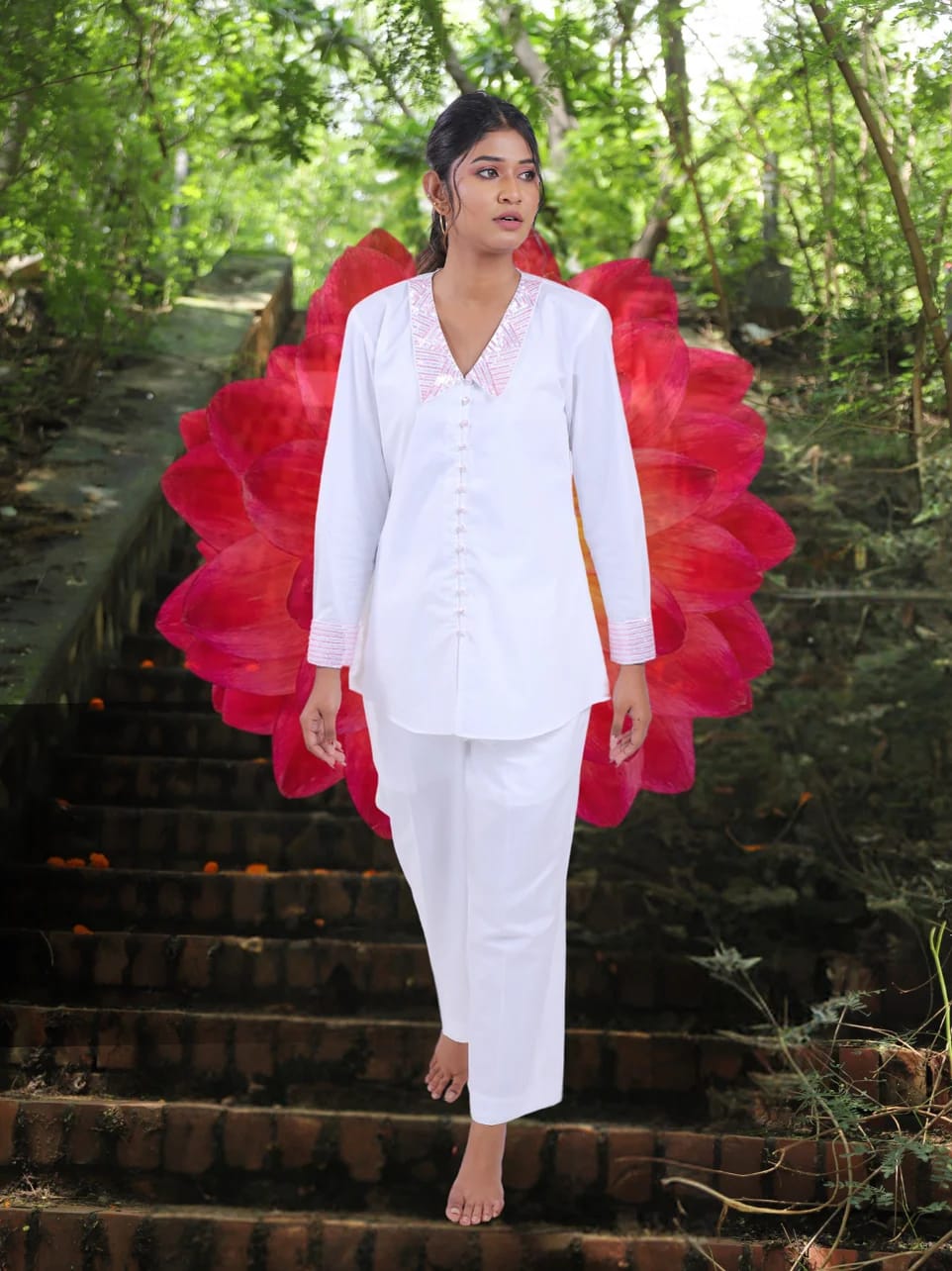 Pranita - White Co-ord Set