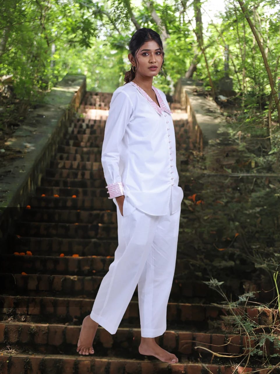 Pranita - White Co-ord Set