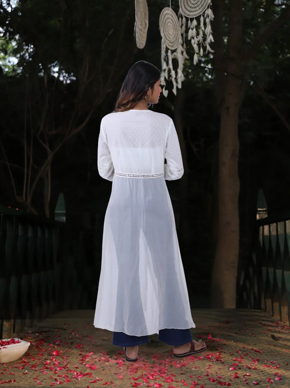 Abhisara - Ankle Length Choli Cut Shrug.